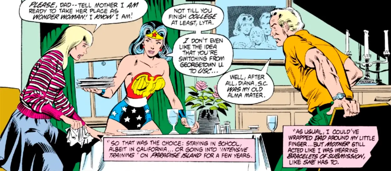La relación entre Lyta Hall y Wonder Woman
