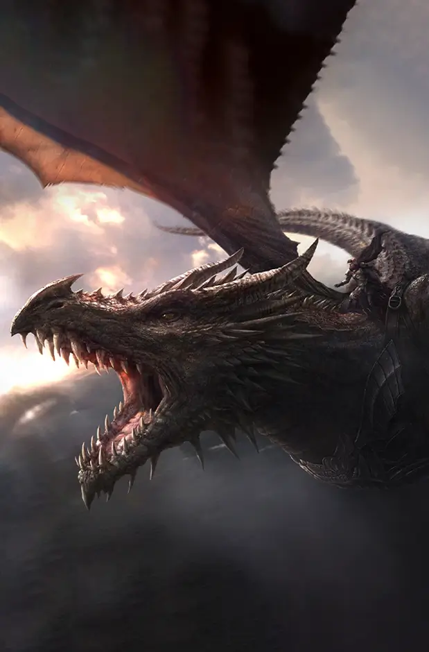 Los dragones de Aegon Targaryen Balerion