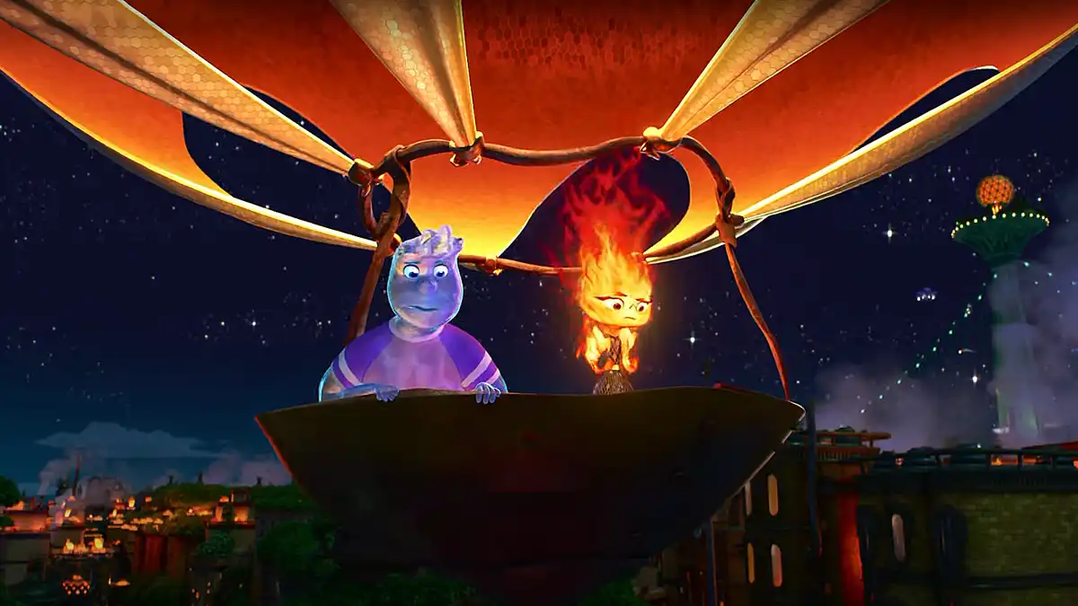 En el tráiler de Elementos de Disney y Pixar los opuestos se atraen