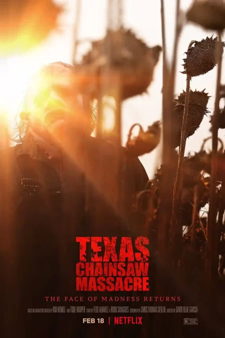 El póster de Texas Chainsaw Massacre muestra al ícono del slasher