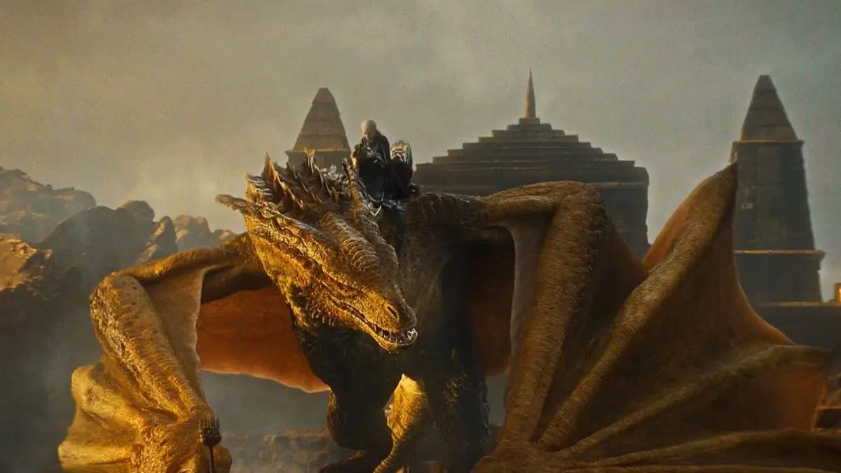 Syrax el dragón de Rhaenyra Targaryen