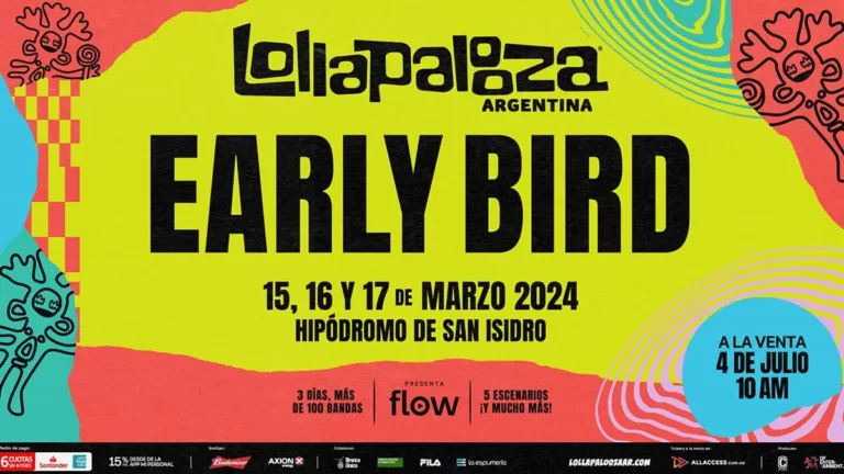 Ya están a la venta las entradas para el Lollapalooza 2024