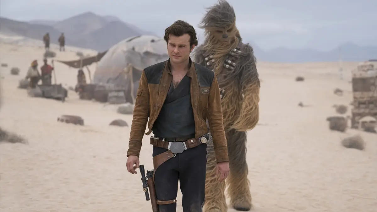 Han Solo y Chewie